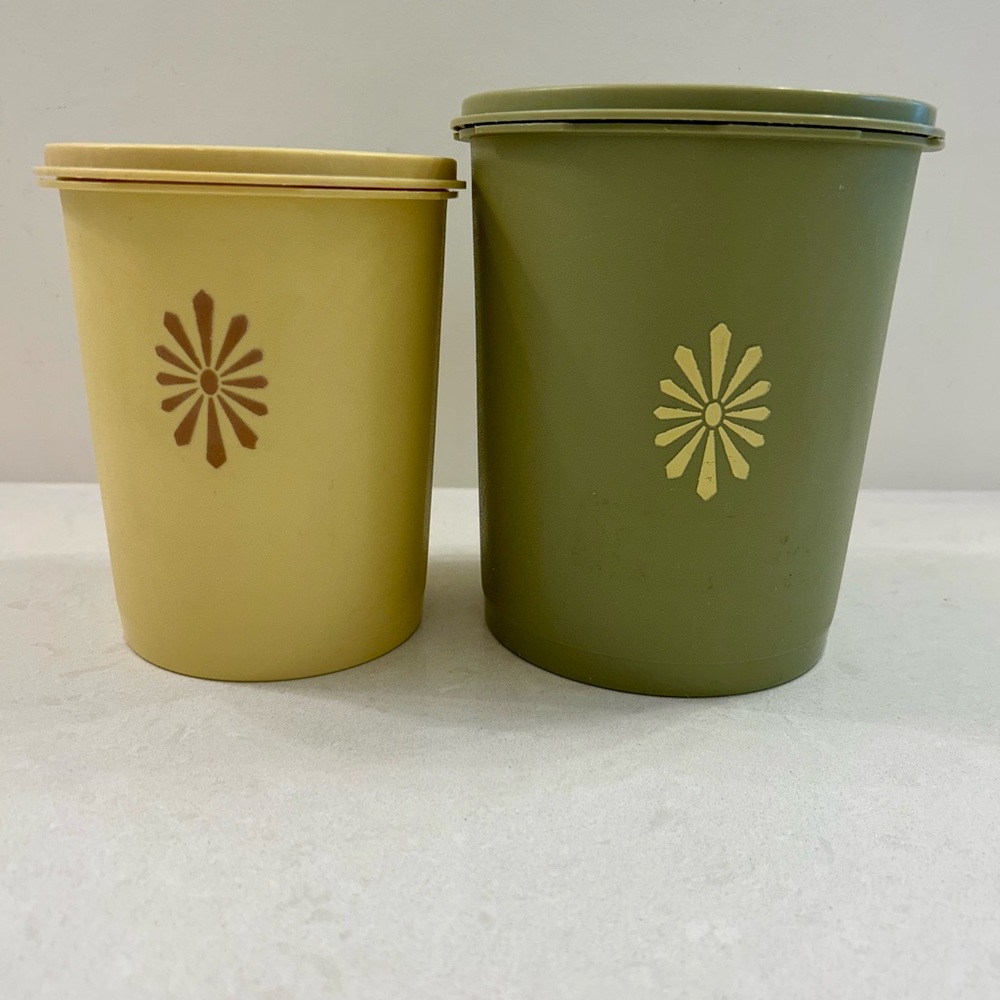 Tupperware vintage storage containers